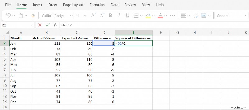 Calculate Mean Squared Error (MSE) in Excel: A Step‑by‑Step Guide