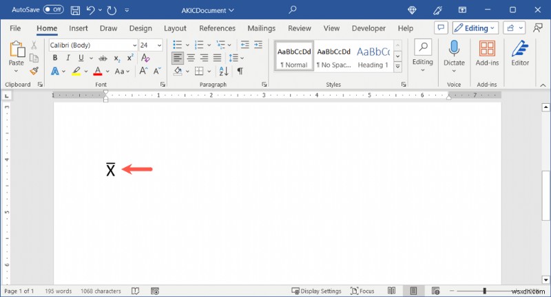 Insert an X‑Bar Symbol in Microsoft Word: Simple Windows & Mac Instructions
