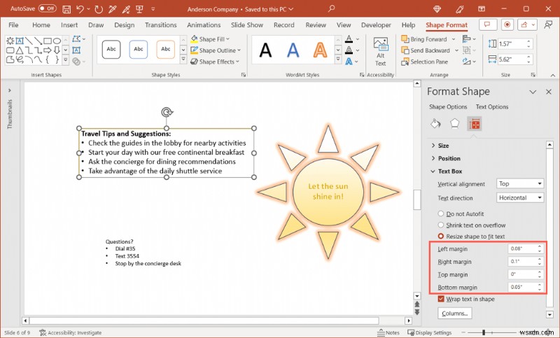 Adjusting Slide & Text Margins in PowerPoint for Professional Presentations