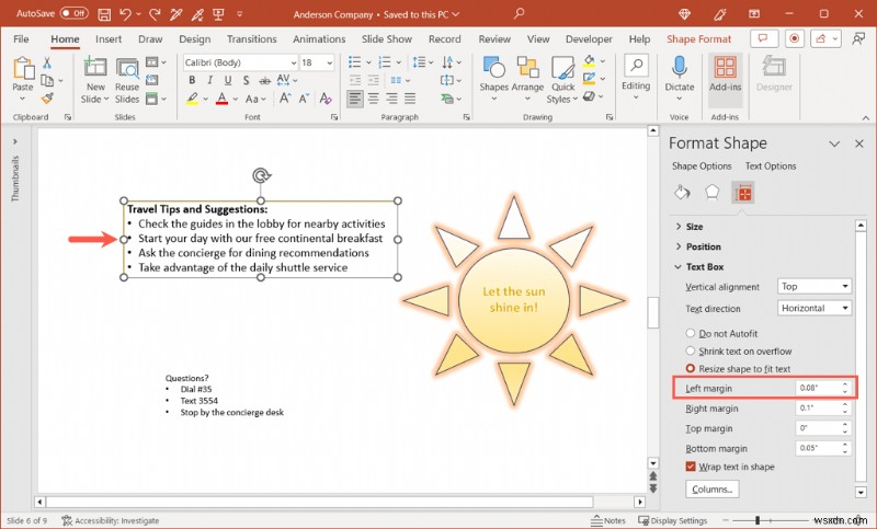 Adjusting Slide & Text Margins in PowerPoint for Professional Presentations
