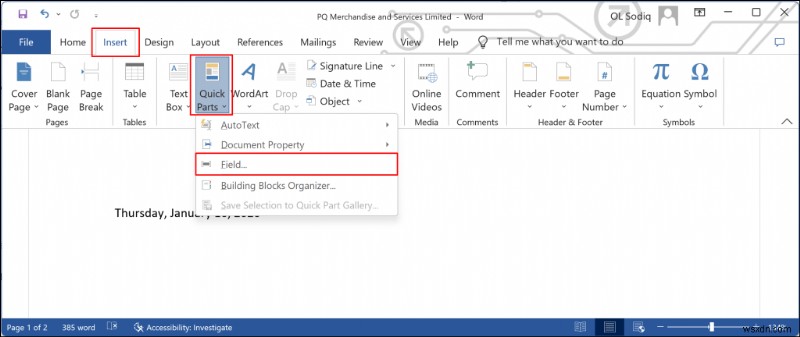 Discover When a Word Document Was Created or Modified in Windows