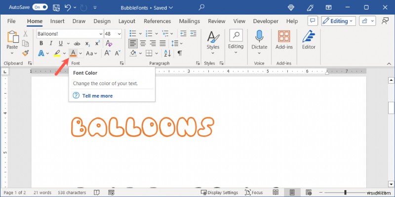 Create Playful Bubble Letters in Microsoft Word: A Step-by-Step Guide