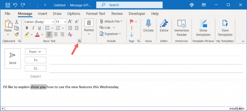 Guide to Applying Strikethrough Text in Microsoft Outlook
