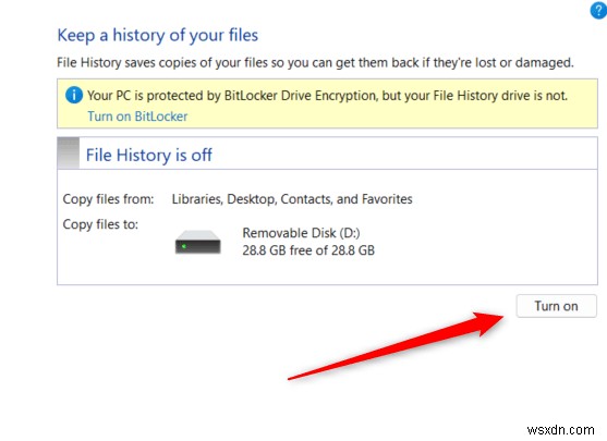 Enable Windows File History: Quick, Reliable Backup for Your Documents