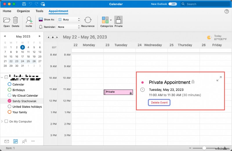 Keep Your Private Appointments Confidential in Outlook: A Step-by-Step Guide