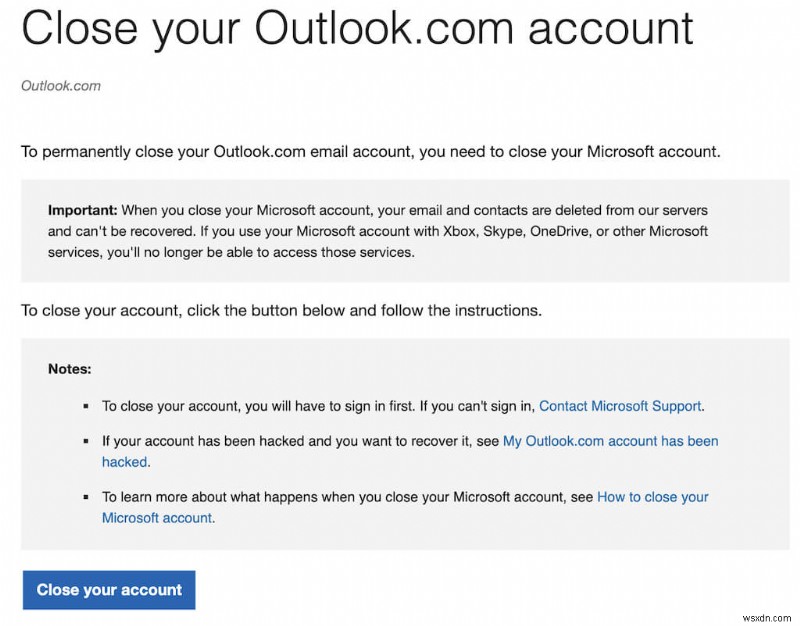 Step-by-Step Guide to Permanently Close or Delete Your Outlook Account