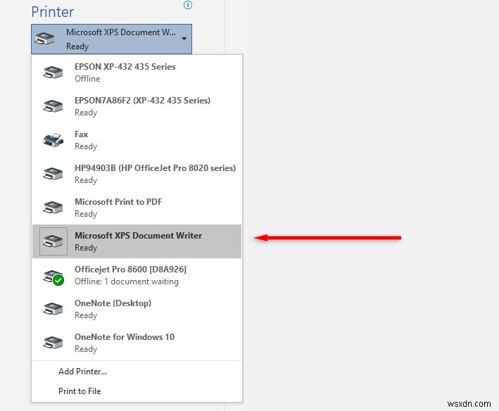 Microsoft XPS Document Writer Explained: Features, Uses, and How to Manage It