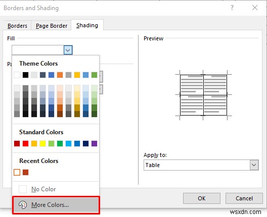 Add Background Color to Word Tables: A Quick Guide