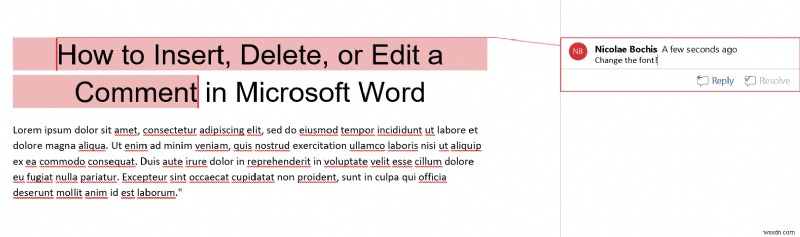Quick Guide: Insert, Edit, or Delete Comments in Microsoft Word