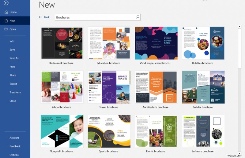Create a Stunning Brochure Quickly with Microsoft Word Templates