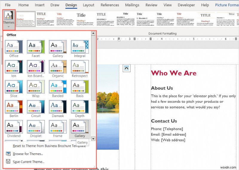 Create a Stunning Brochure Quickly with Microsoft Word Templates