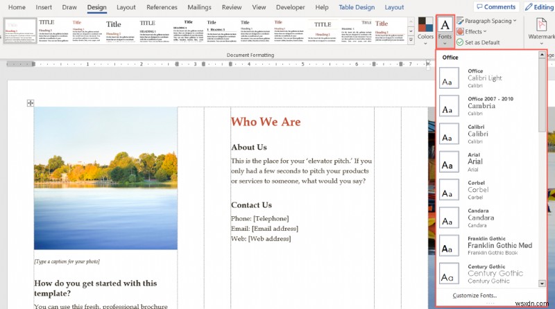 Create a Stunning Brochure Quickly with Microsoft Word Templates