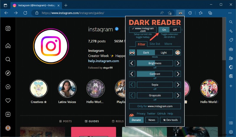 Enable Dark Mode on Instagram Web for Windows: A Step-by-Step Guide