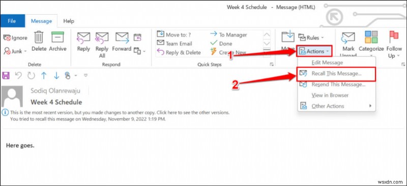 Quick Guide: Unsend & Recall Outlook Emails on Web & Desktop