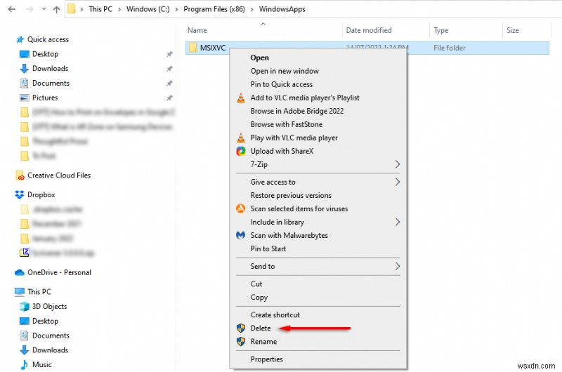 MSIXVC Folder Explained: Why It Occupies Space and How to Safely Remove It
