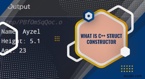 Understanding C++ Struct Constructors: Purpose, Syntax, and Usage