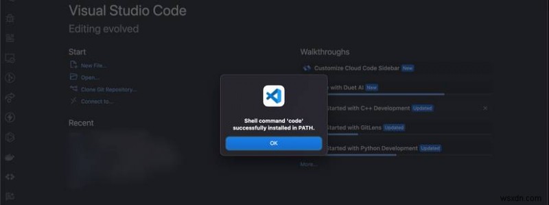 Fixing  zsh: command not found: code  Error in macOS Terminal – Quick Guide