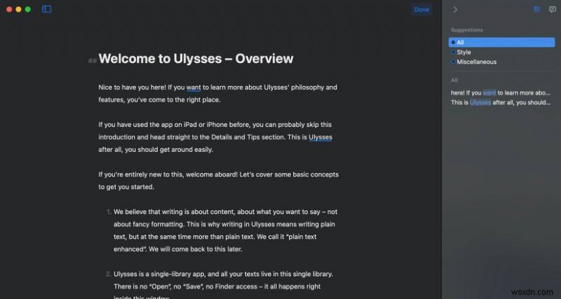 Discover Why Ulysses Is the Premier Writing App for macOS