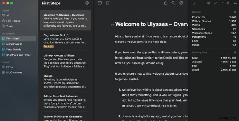 Discover Why Ulysses Is the Premier Writing App for macOS