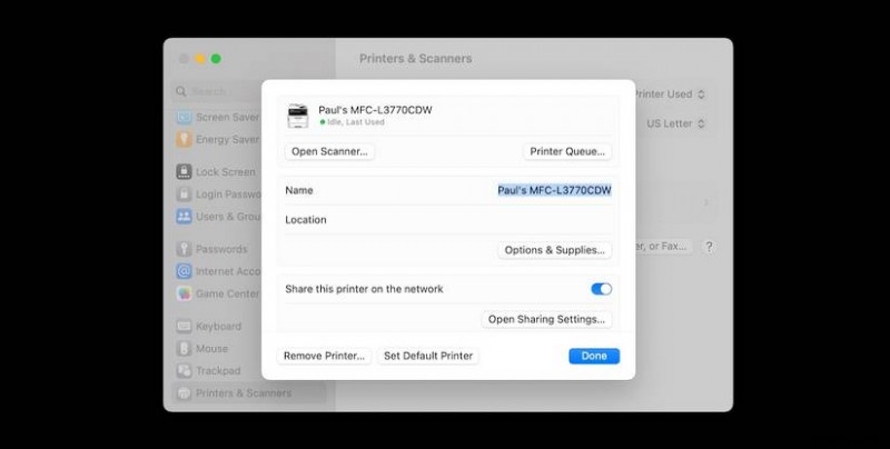 How to Rename Your Mac’s Default Printer, AirDrop, and Network Names