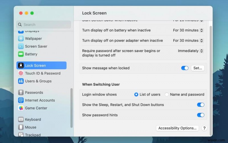 Easily Add a Password Hint to Your Mac’s Lock Screen