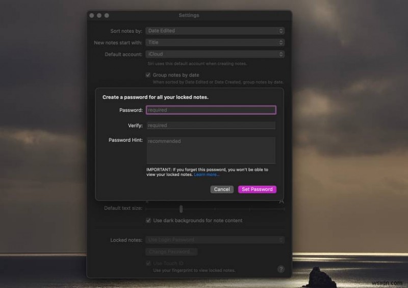 Secure Your Notes on macOS: A Step-by-Step Guide to Locking Them