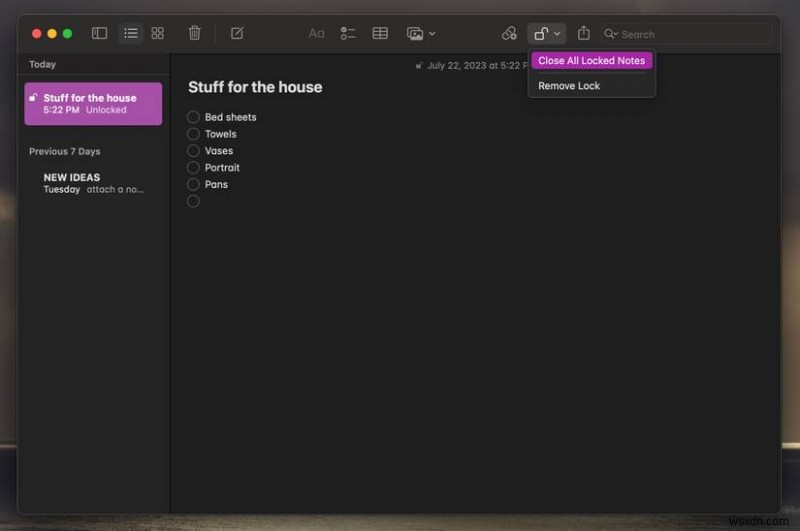 Secure Your Notes on macOS: A Step-by-Step Guide to Locking Them