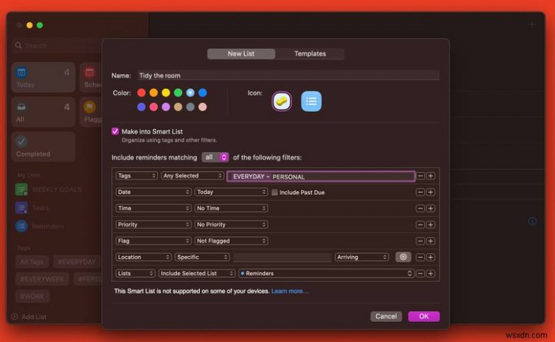Master Smart Lists in macOS Reminders: Boost Productivity on Your Mac
