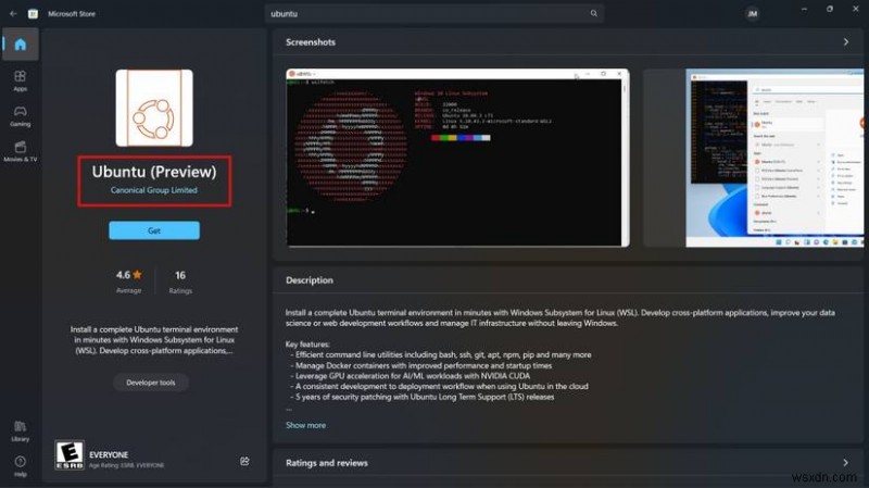 Run Ubuntu Daily Builds on Windows Using Ubuntu Preview for WSL