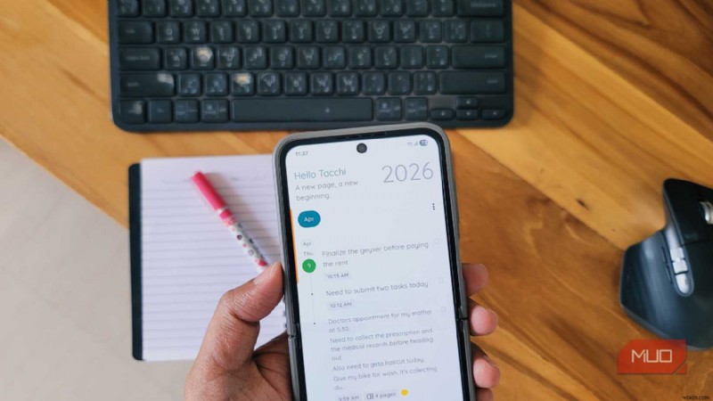 How an Open-Source Android Journal App Maps Your Entire Year on a Timeline