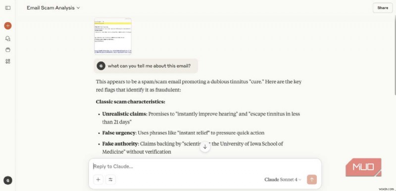 Chatbots That Safeguarded Me from Unrecognizable Scam Emails