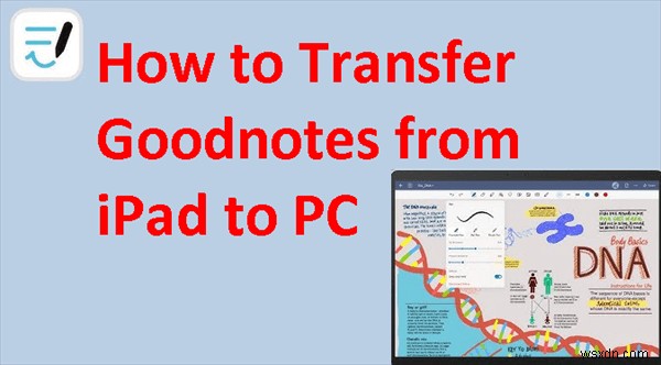 Transfer Goodnotes Notes from iPad to Windows PC: 3 Proven Methods