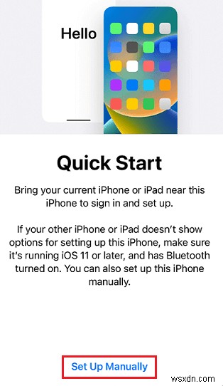 Quickly Set Up Your iPhone Without an Apple ID