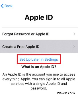 Quickly Set Up Your iPhone Without an Apple ID