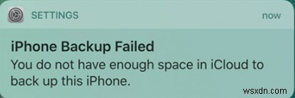 How to Resolve iCloud:  The Last Backup Could Not Be Completed  Error