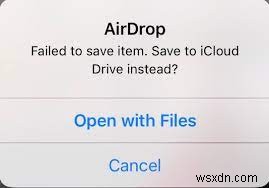 Fix AirDrop Save Errors: Resolve Failed to Save Item on iOS Devices