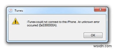 Fix iTunes Error 0xE80000A on Windows 11, 10, 8, 7: 6 Simple Solutions