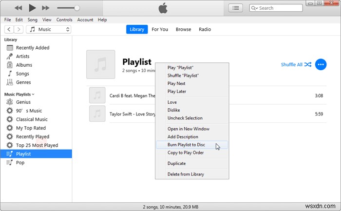 Why  Burn Playlist to Disc  is Greyed Out in iTunes & How to Fix It