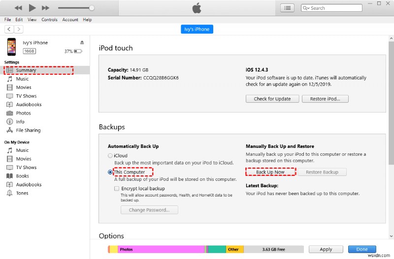 How to Disable iTunes Backup Encryption Without Knowing the Password
