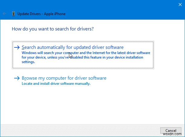 Fix the iTunes Driver Error: iTunes Waiting for Windows Update on iPhone