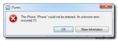 Fix iTunes Error 1 When Restoring iPhone or iPad – Step‑by‑Step Solutions