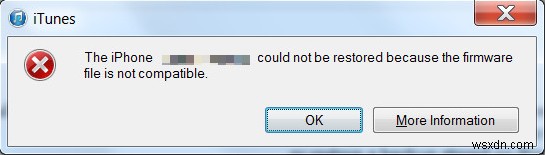 Fixing the ‘Firmware File Is Not Compatible’ Error on iPhone/iPad – 4 Proven Methods