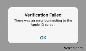 Top 10 Fixes for the Apple ID Server Connection Error