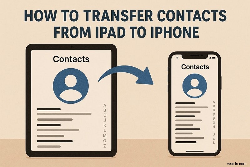 How to Seamlessly Transfer Contacts from iPad to iPhone – Quick & Reliable Guide