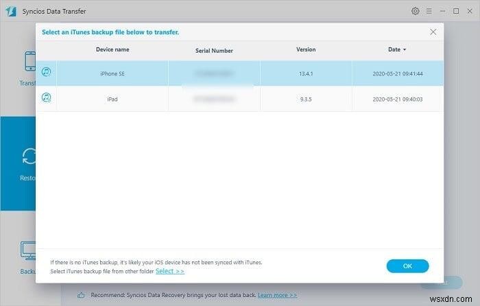 Seamless WhatsApp Sync to iOS 14 in One Click