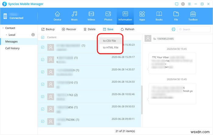 How to Export and Print iPhone Text Messages for Court Evidence