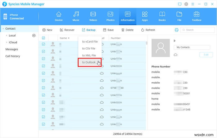 Backup, Edit & Delete iPhone 16 Contacts with Syncios Manager – Easy & Secure
