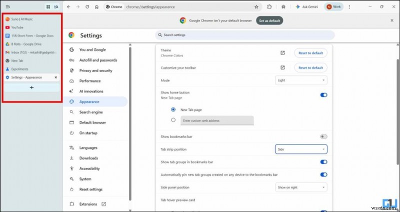 How to Activate Vertical Tabs in Google Chrome for Better Tab Management