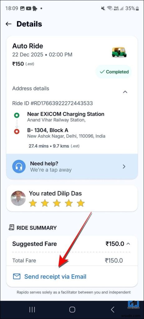 Step‑by‑Step Guide to Downloading Your Rapido Trip Invoice