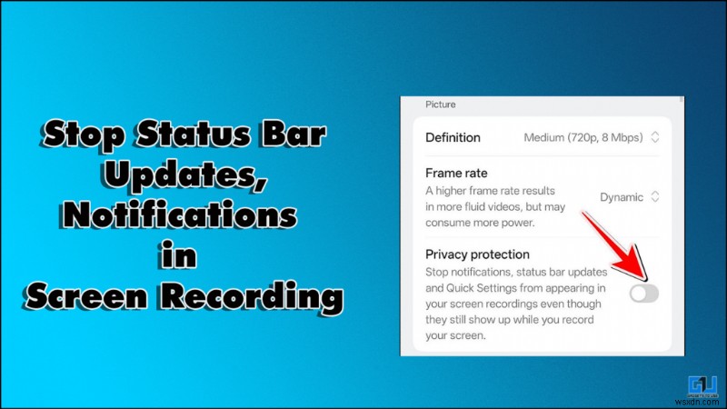 Disable Status Bar and Notification Pop-ups During Screen Recordings on ColorOS 16